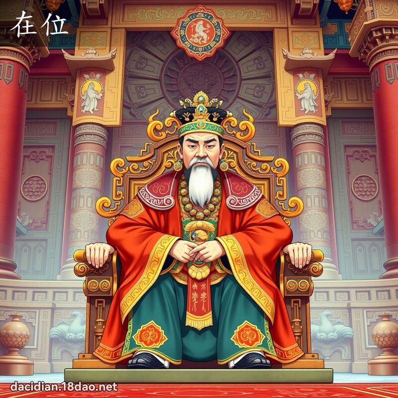 在位 - 國語大辭典配圖