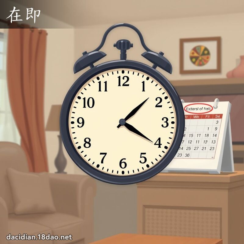 在即 - 国语大辞典配图