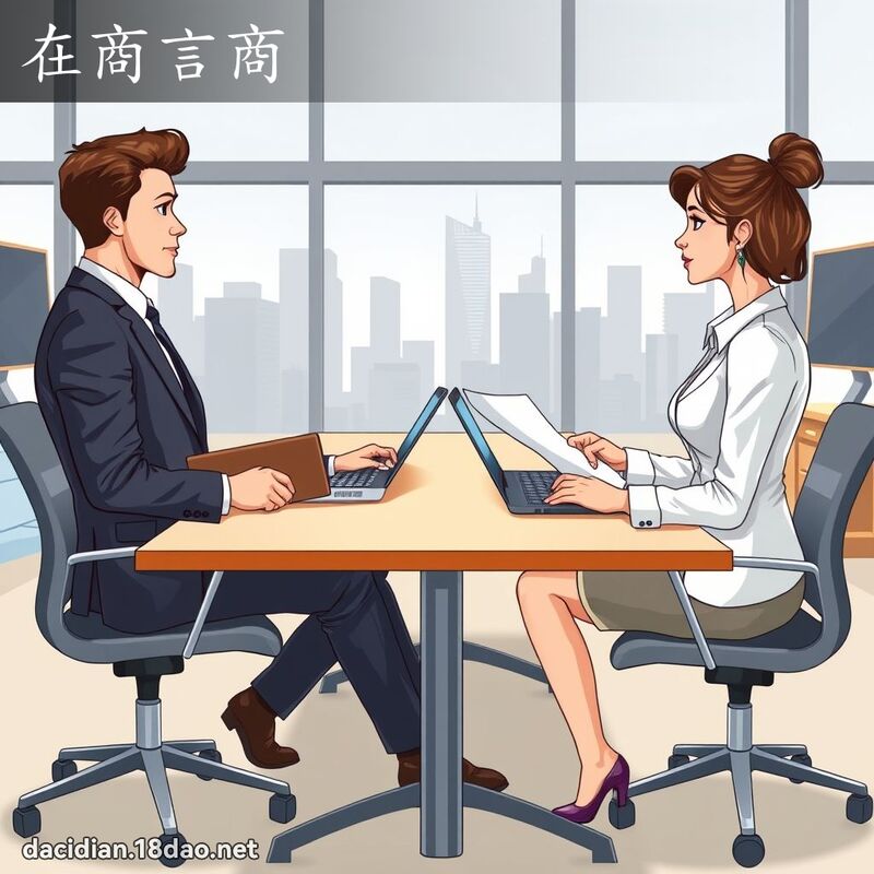 在商言商 - 国语大辞典配图