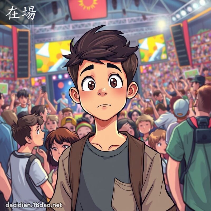 在场 - 国语大辞典配图
