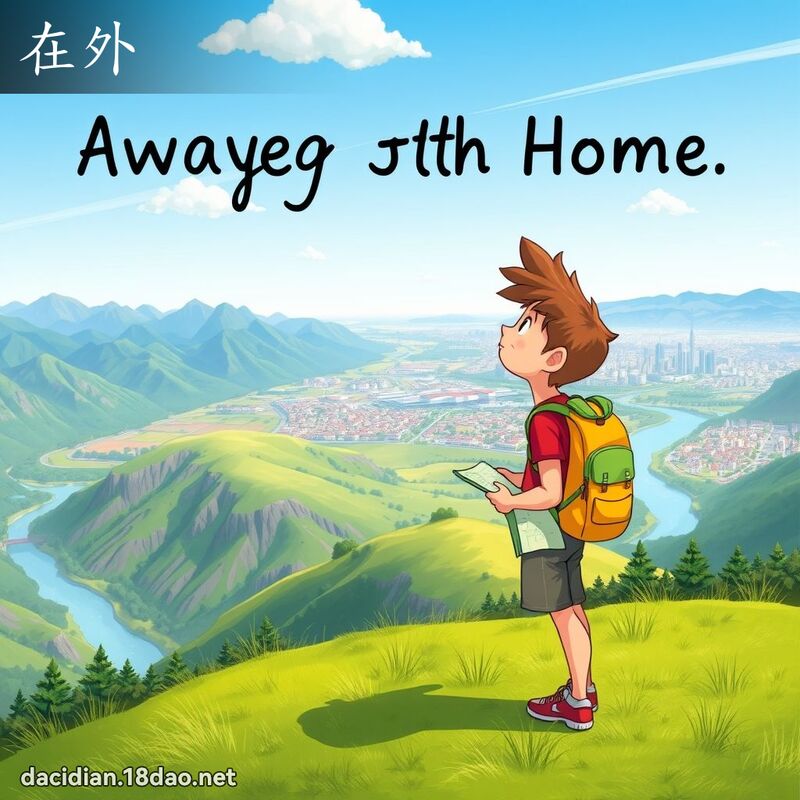 在外 - 國語大辭典配圖