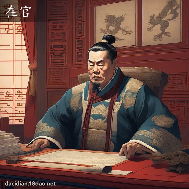 在官 - 國語大辭典配圖