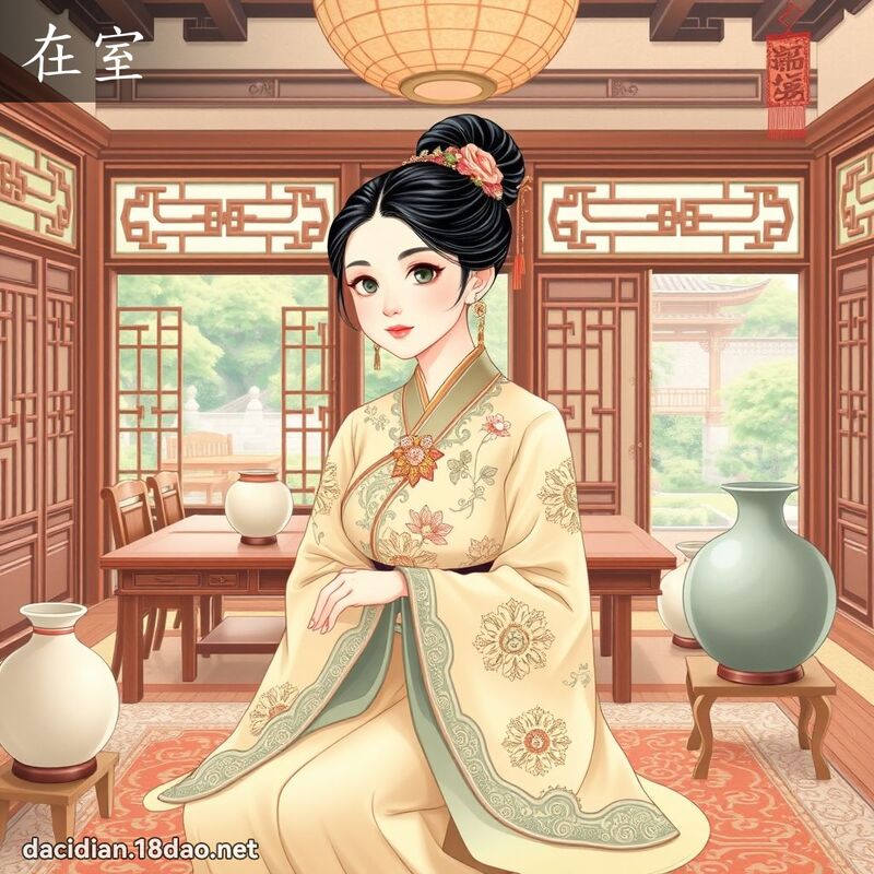 在室 - 國語大辭典配圖