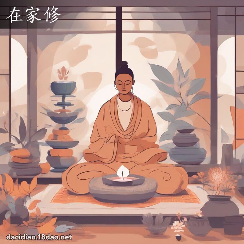 在家修 - 國語大辭典配圖