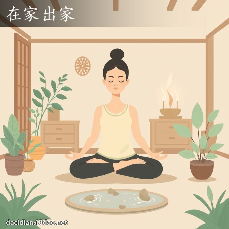 在家出家 - 國語大辭典配圖