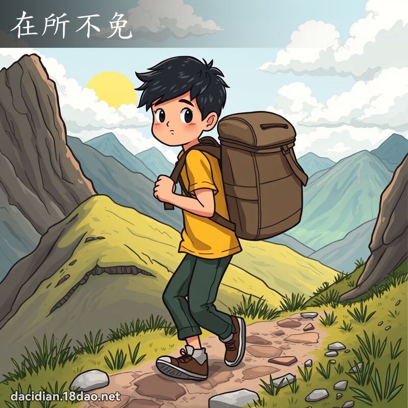 在所不免 - 国语大辞典配图