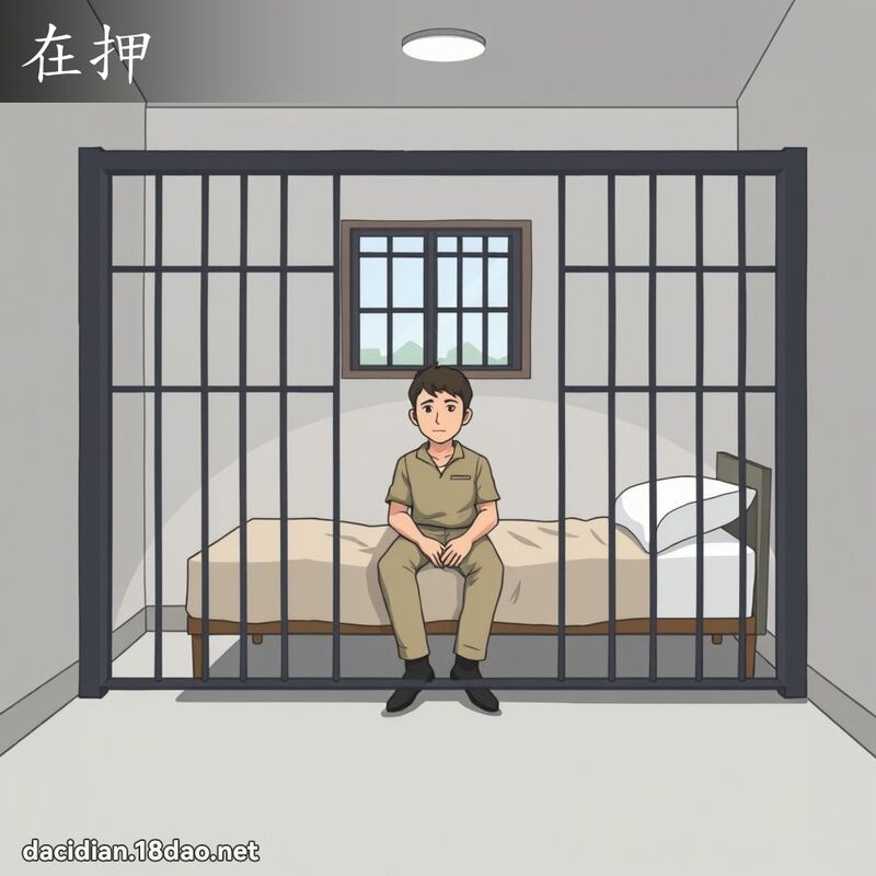 在押 - 國語大辭典配圖
