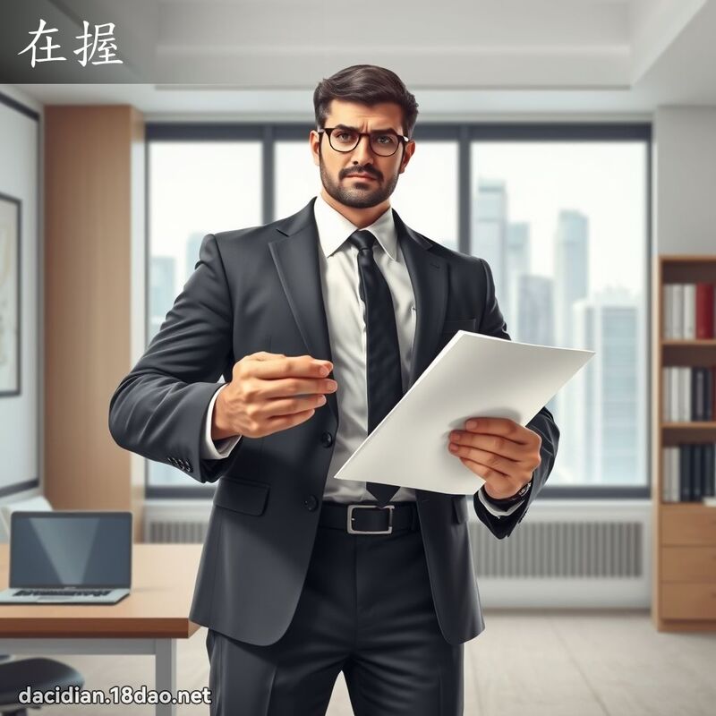 在握 - 國語大辭典配圖