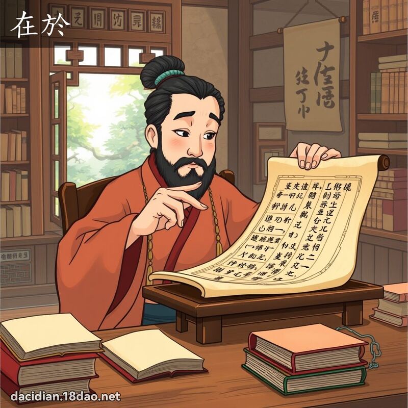 在於 - 國語大辭典配圖
