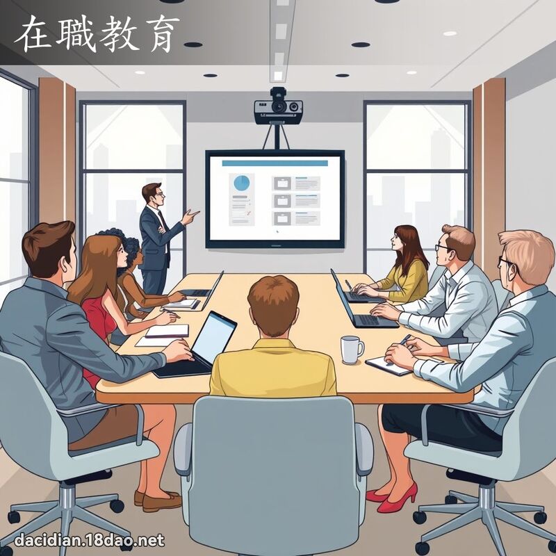 在職教育 - 國語大辭典配圖