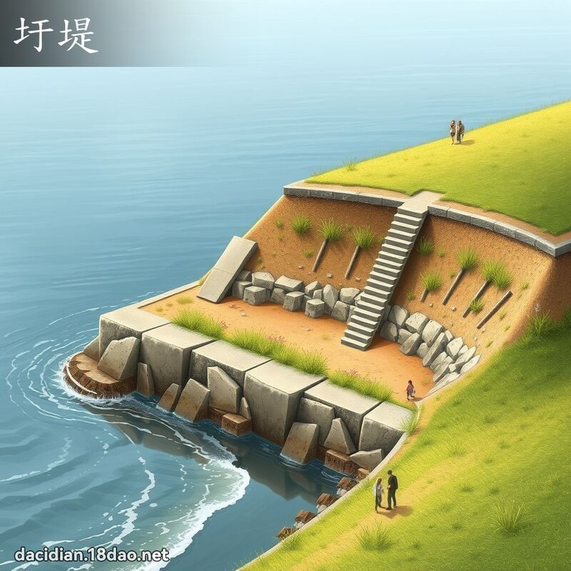 圩堤 - 国语大辞典配图