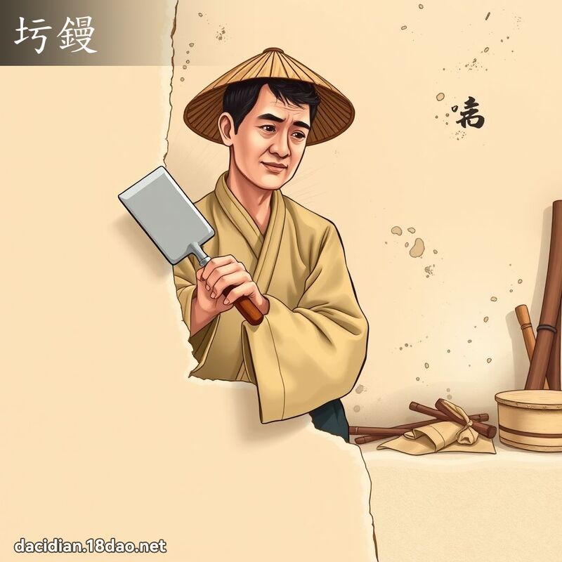 圬鏝 - 国语大辞典配图
