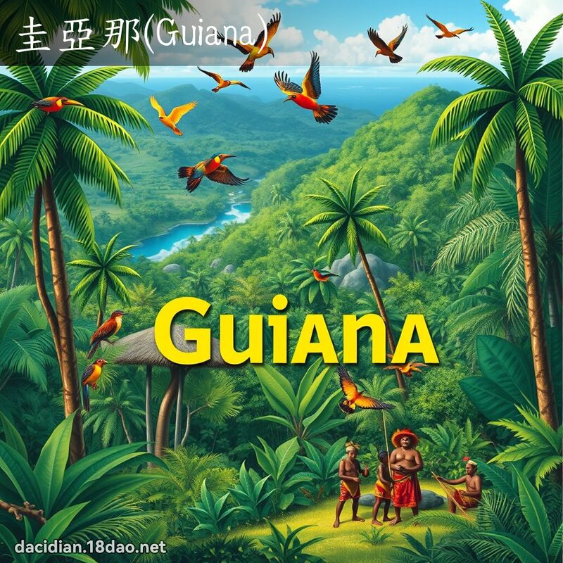 圭亞那(Guiana) - 國語大辭典配圖