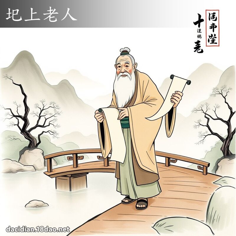 圯上老人 - 國語大辭典配圖