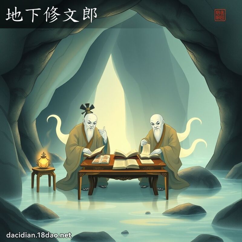 地下修文郎 - 国语大辞典配图
