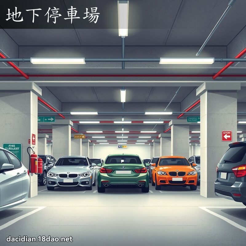 地下停車場 - 國語大辭典配圖