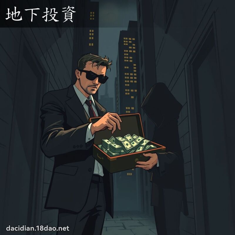 地下投資 - 國語大辭典配圖
