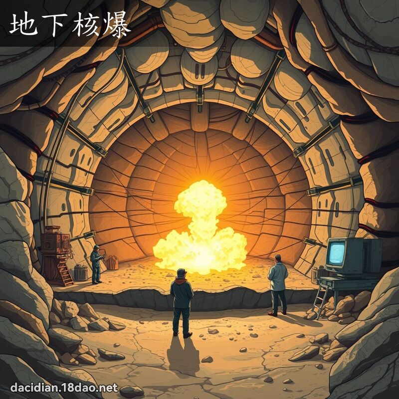 地下核爆 - 國語大辭典配圖