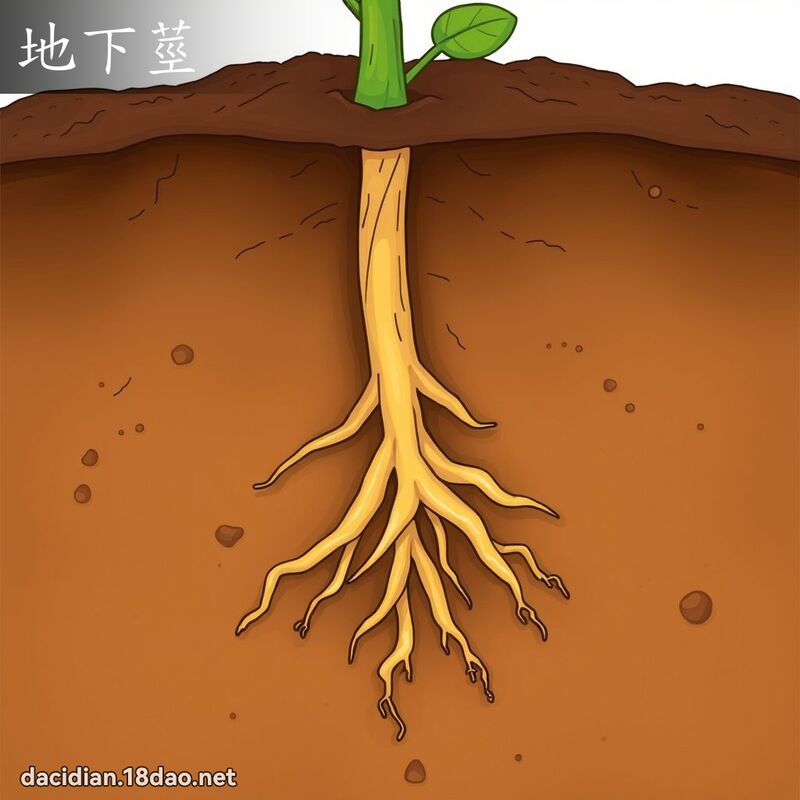 地下茎 - 国语大辞典配图