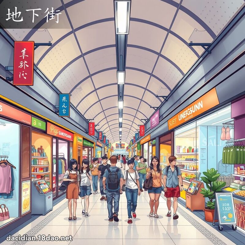 地下街 - 國語大辭典配圖