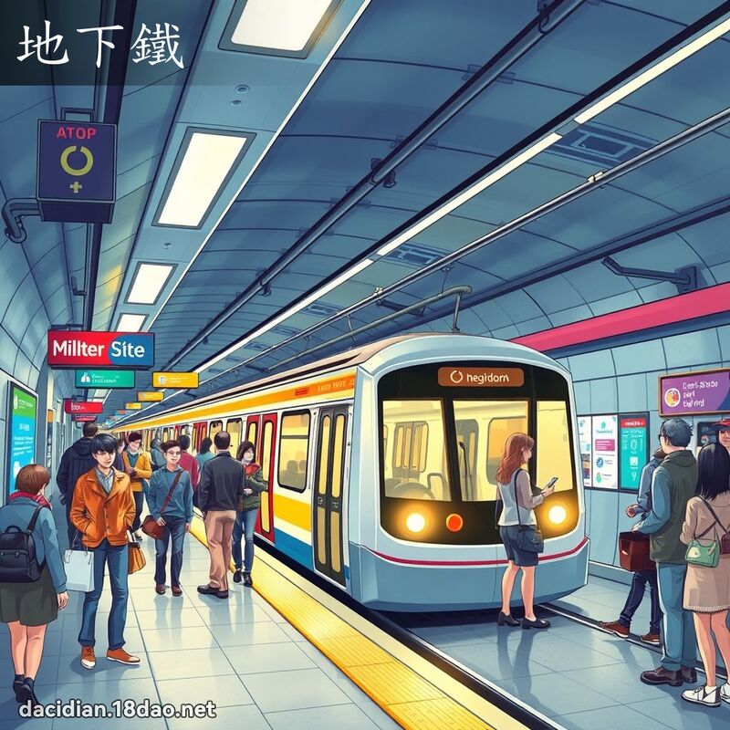 地下铁 - 国语大辞典配图