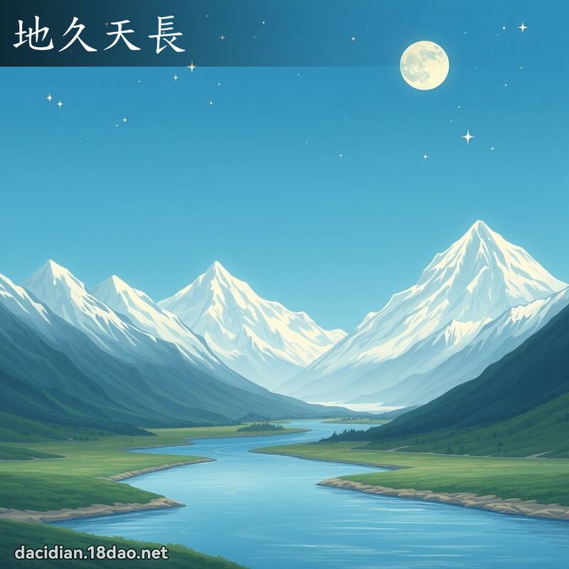 地久天長 - 國語大辭典配圖