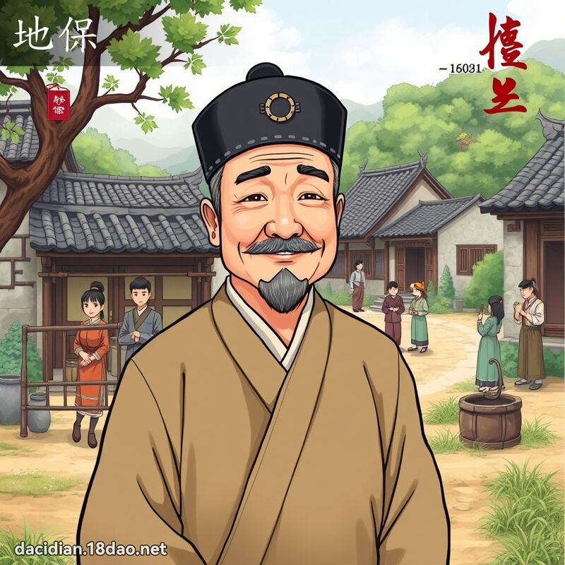地保 - 国语大辞典配图