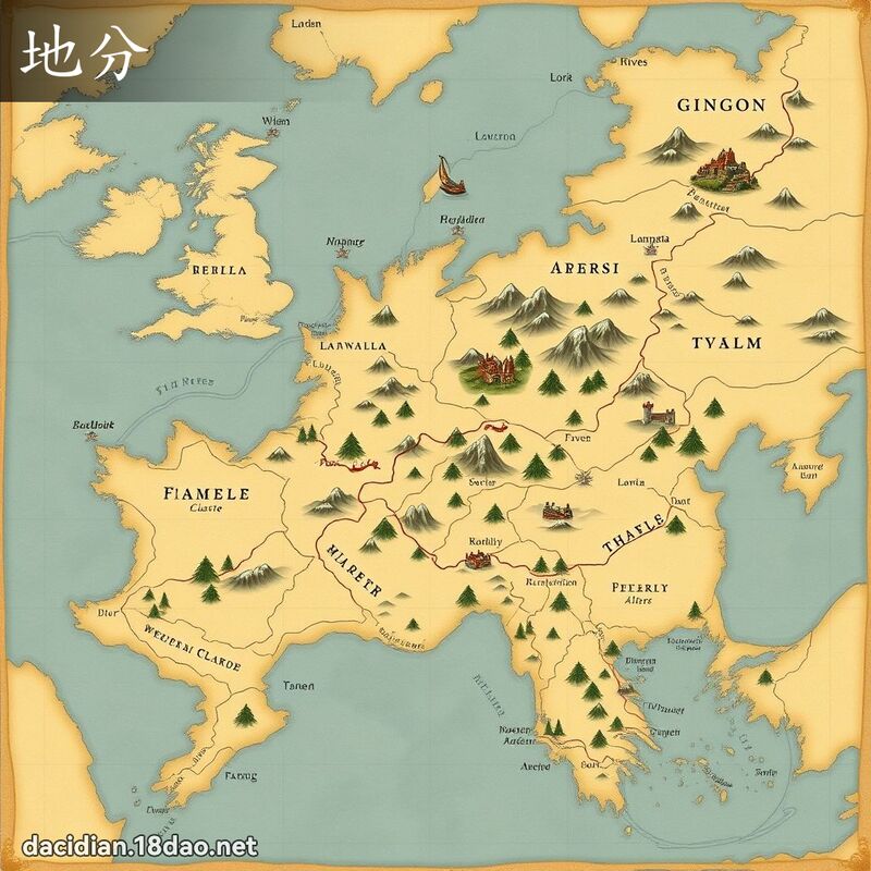 地分 - 国语大辞典配图