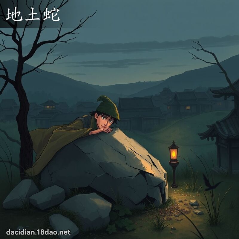 地土蛇 - 國語大辭典配圖