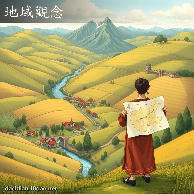 地域觀念 - 國語大辭典配圖