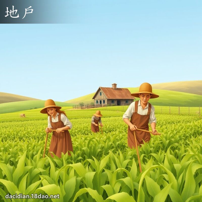 地戶 - 國語大辭典配圖