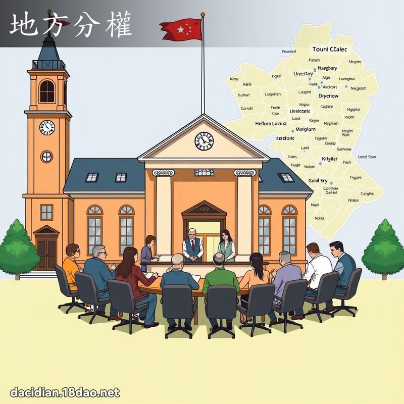 地方分权 - 国语大辞典配图