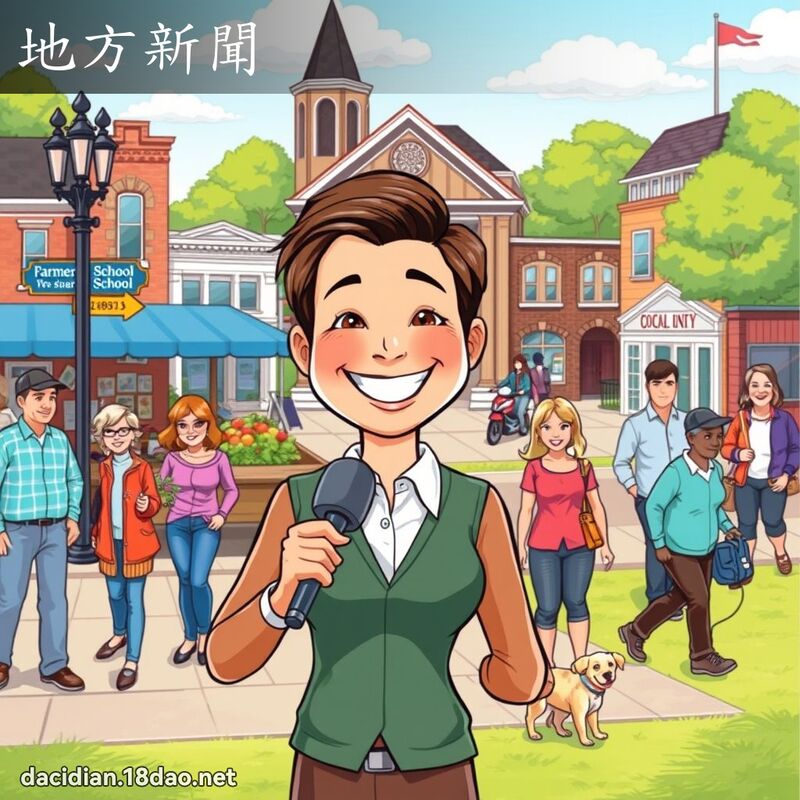 地方新闻 - 国语大辞典配图