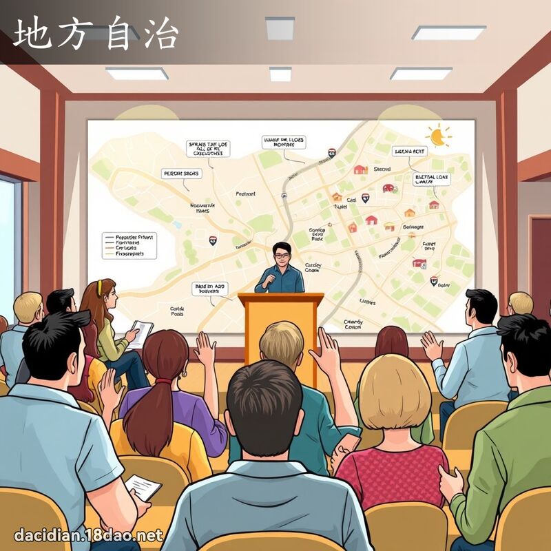 地方自治 - 国语大辞典配图