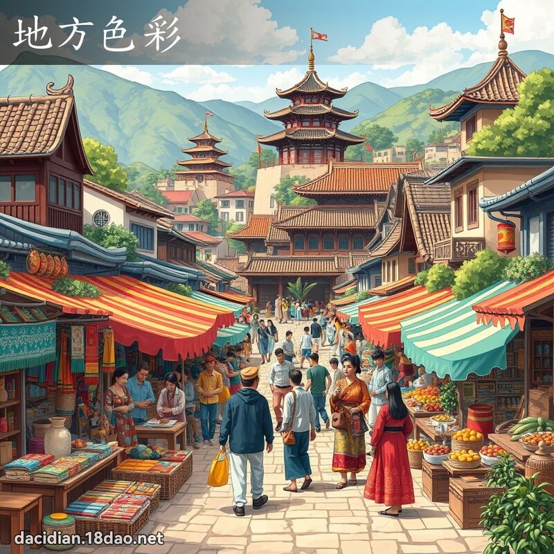 地方色彩 - 国语大辞典配图