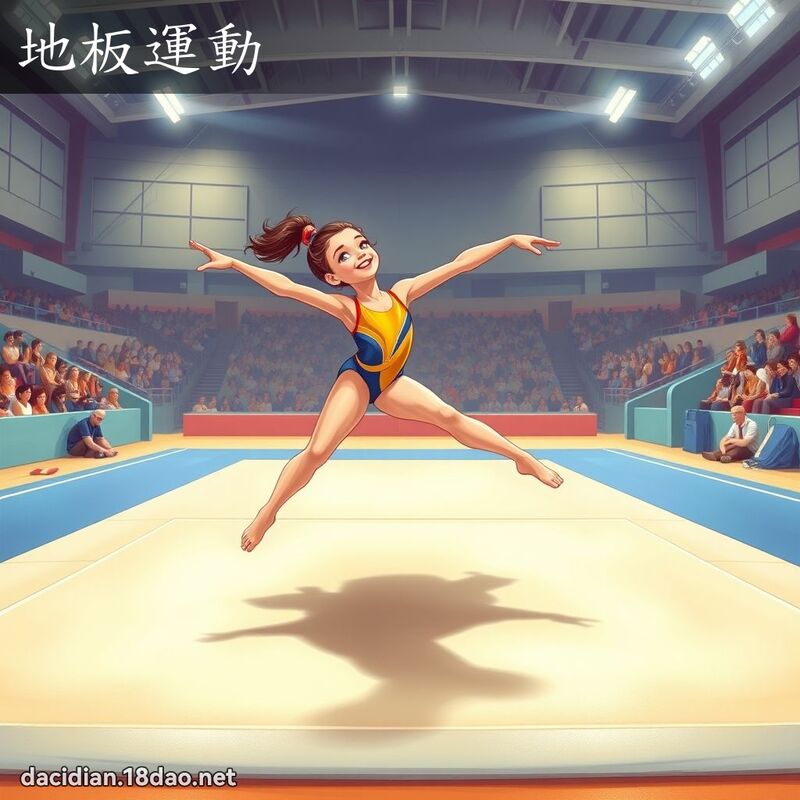地板運動 - 國語大辭典配圖