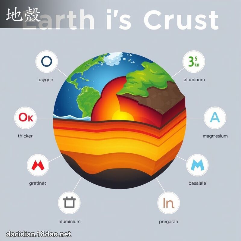 地殼 - 國語大辭典配圖