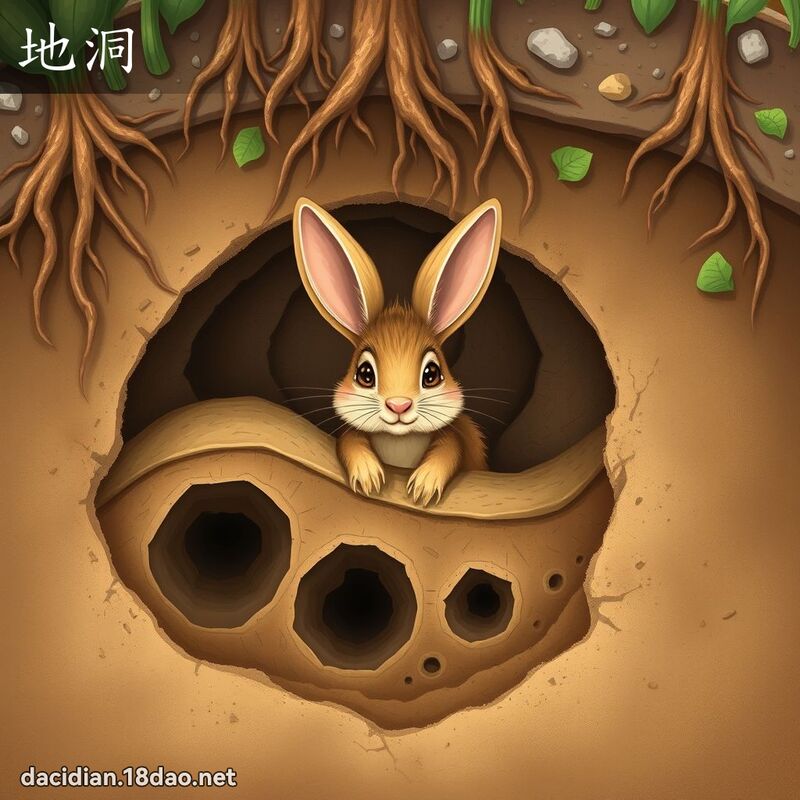 地洞 - 国语大辞典配图