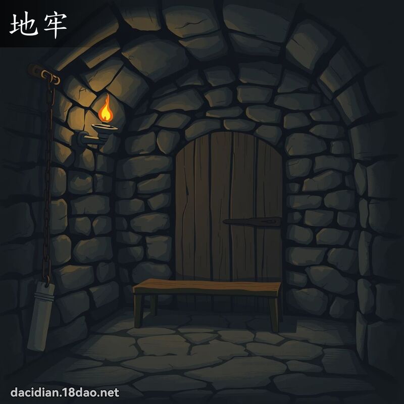 地牢 - 国语大辞典配图