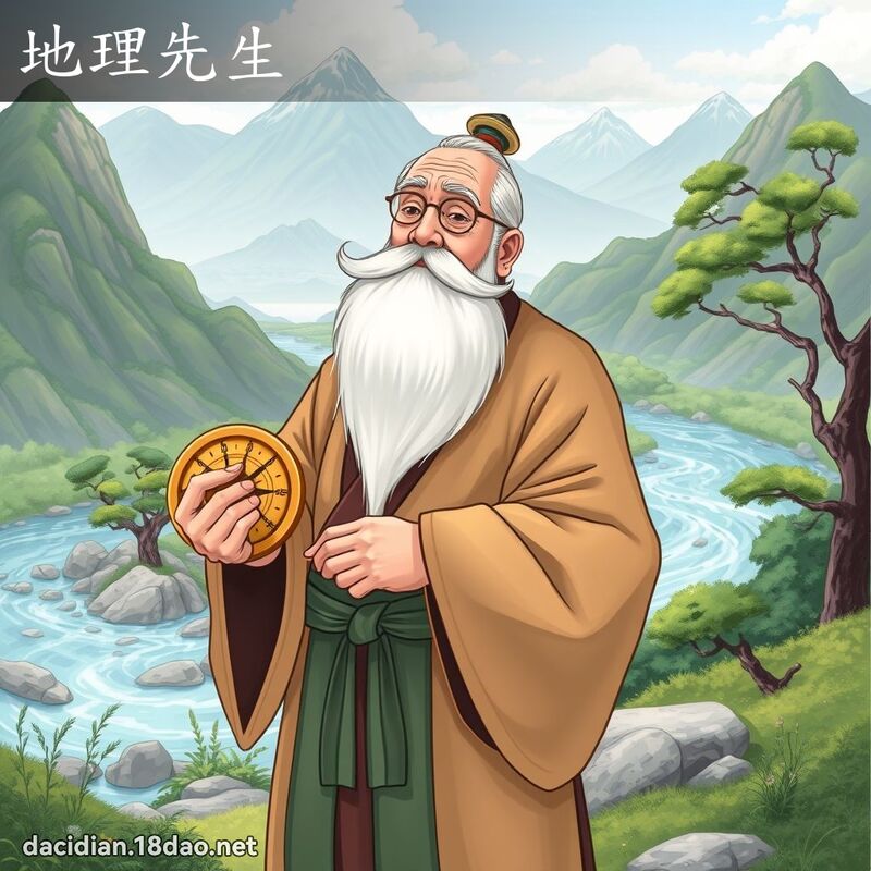 地理先生 - 國語大辭典配圖