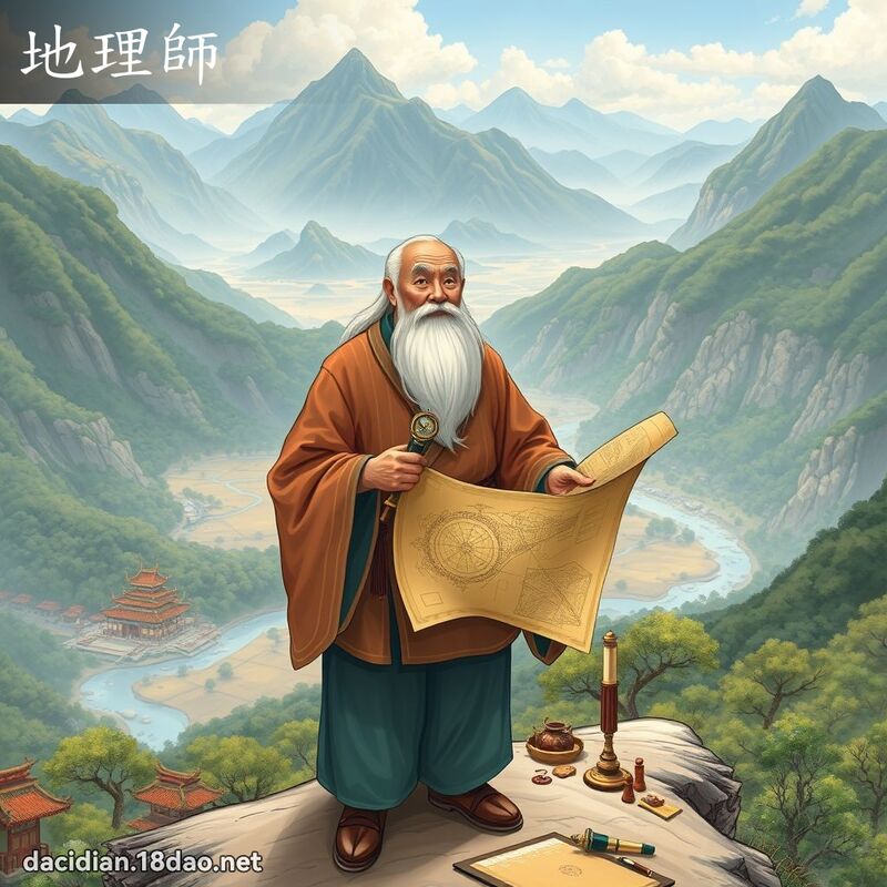 地理師 - 國語大辭典配圖