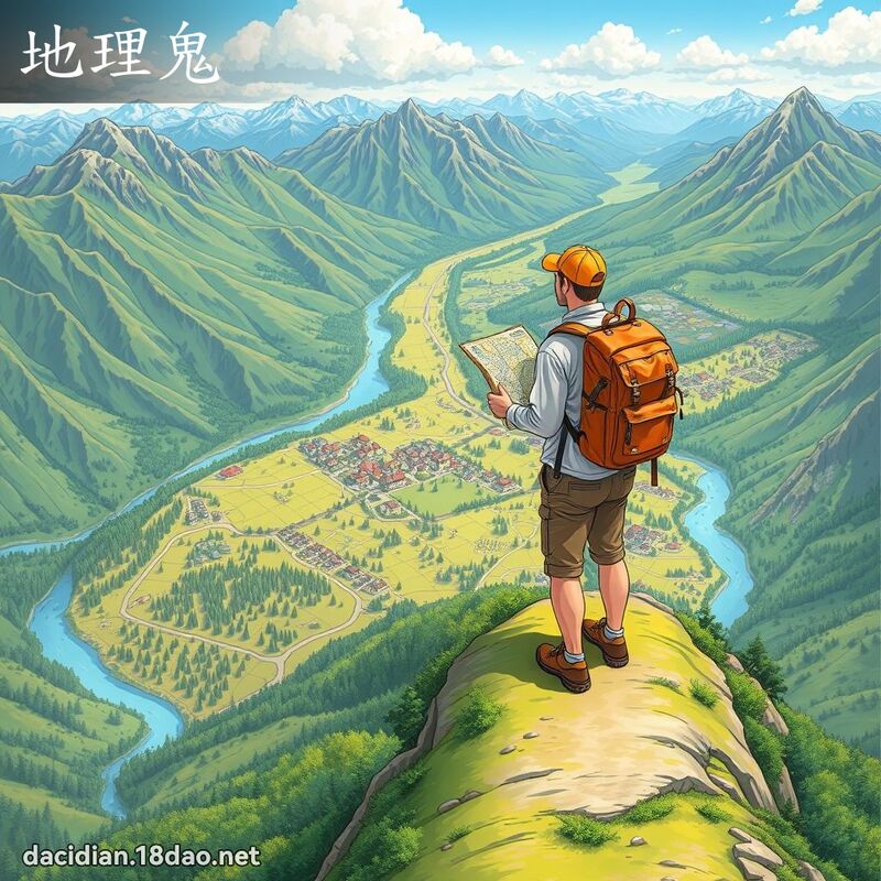 地理鬼 - 国语大辞典配图