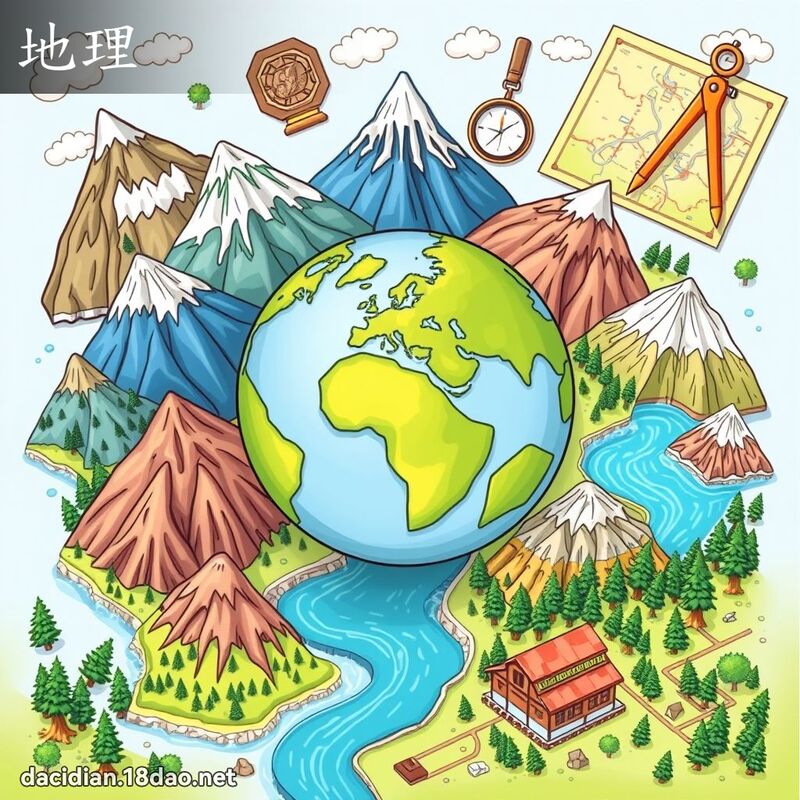 地理 - 国语大辞典配图