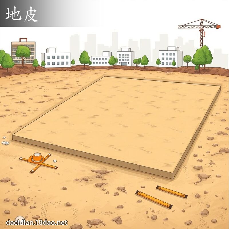 地皮 - 國語大辭典配圖