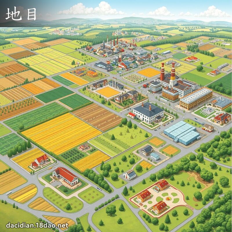 地目 - 国语大辞典配图