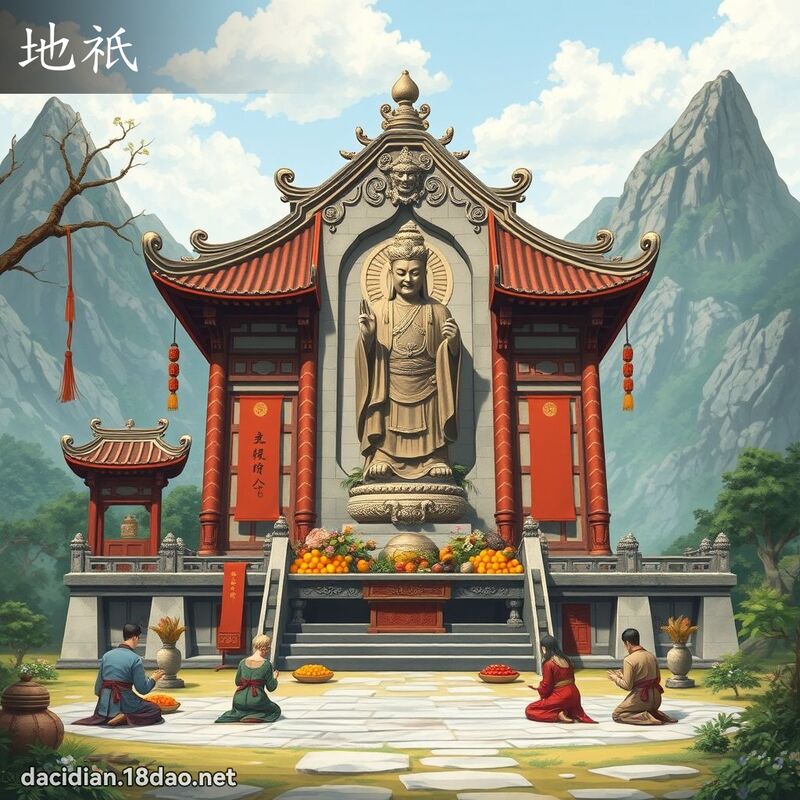 地祇 - 國語大辭典配圖