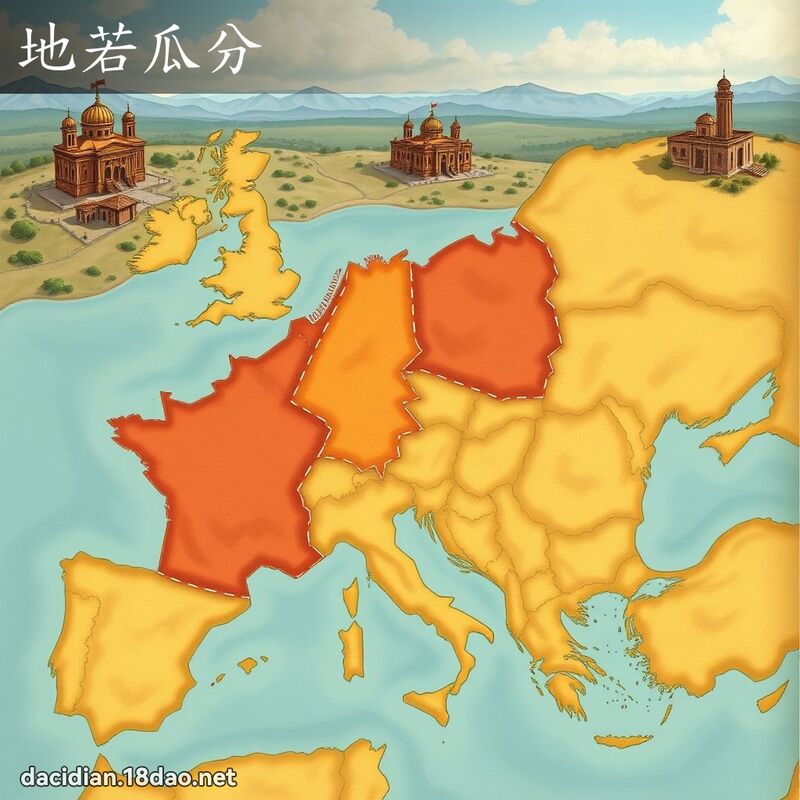 地若瓜分 - 國語大辭典配圖