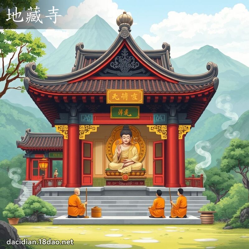 地藏寺 - 國語大辭典配圖