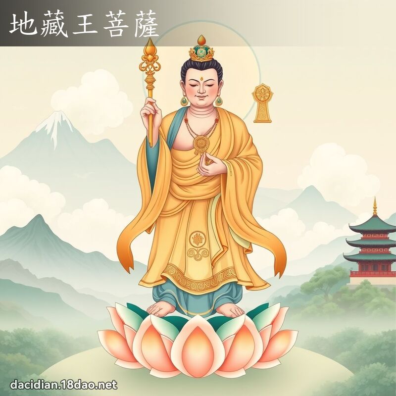 地藏王菩薩 - 國語大辭典配圖