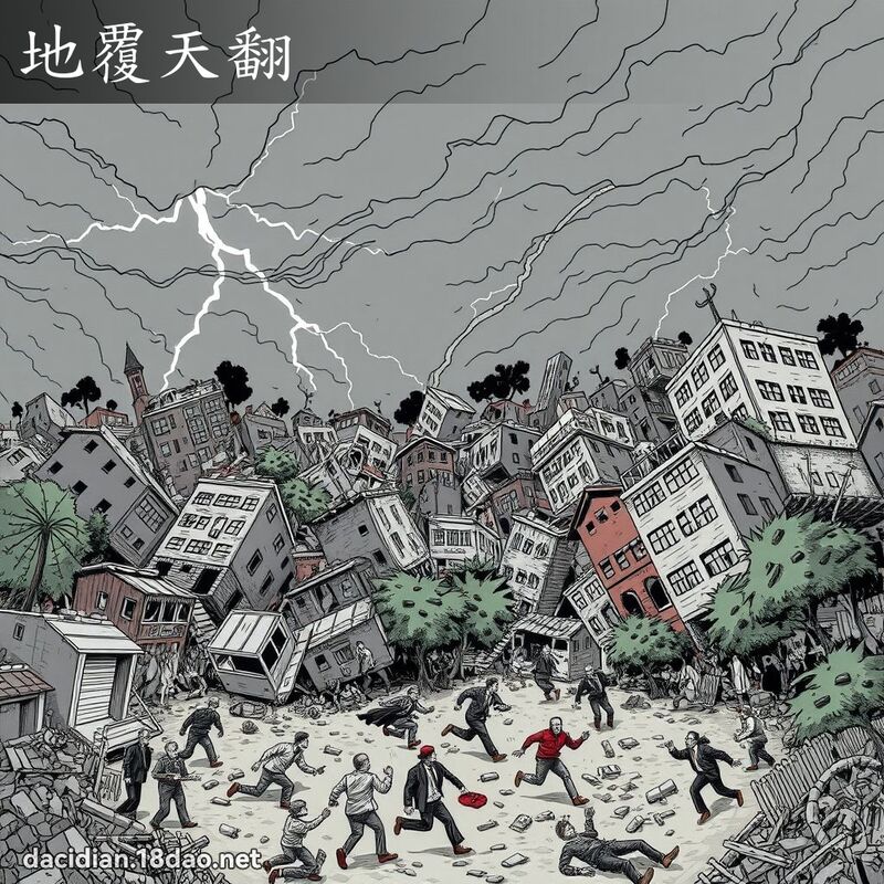 地覆天翻 - 国语大辞典配图